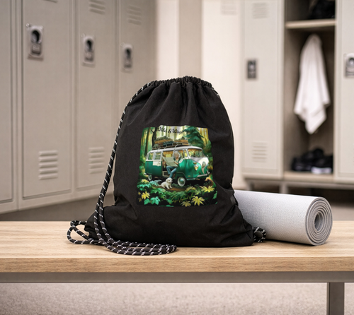 Wild & Wagging Drawstring Bag - Vintage Vagabond Vamp™